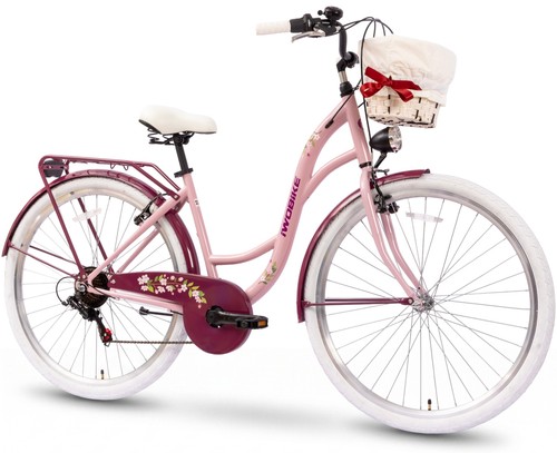 Damen citybike iwobike cherry - damen,