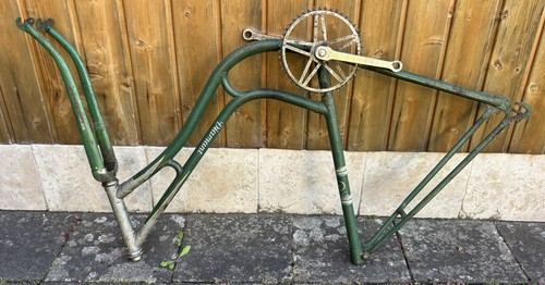 Oldtimer diamant fahrrad - oldtimer,